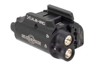 SureFire XVL2-IRC pistol light features a black anodized finish